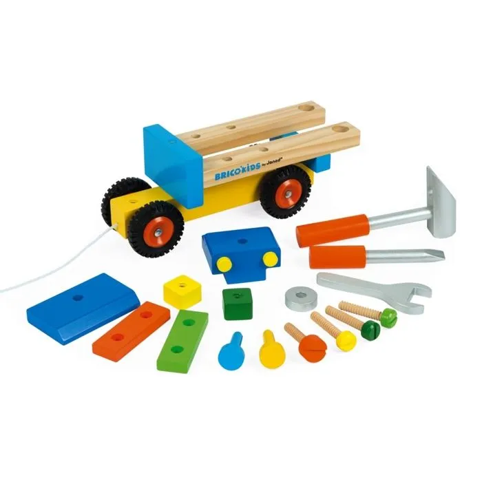 JANOD - Camion de bricolage (bois) - Dès 2 Ans-2