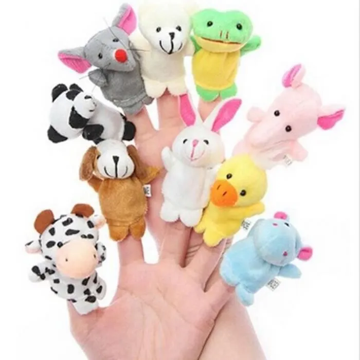 lot de 10 Mignonne Marionnettes de doigts Bébé Jouet-0