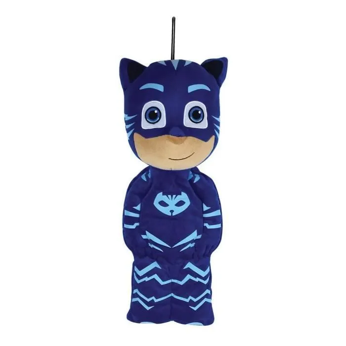Jemini Pyjamasques peluche range pyjama bleu (forme personnage)-0