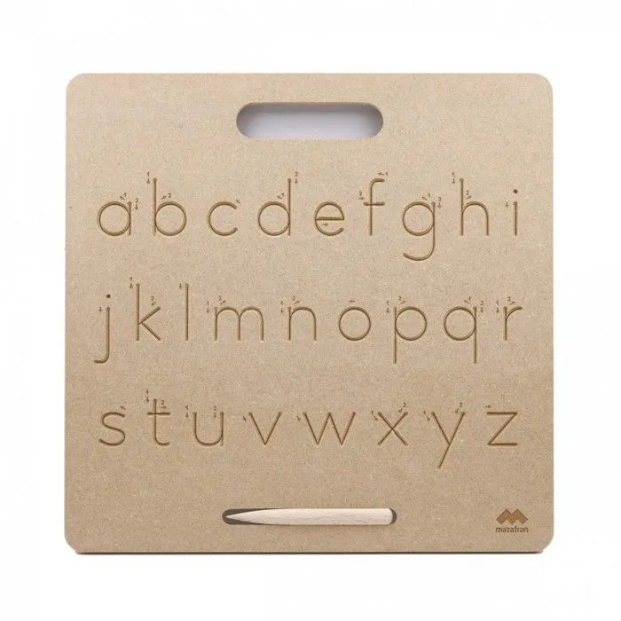 Mazafran - Tablette écriture minuscules scripts Montessori-0
