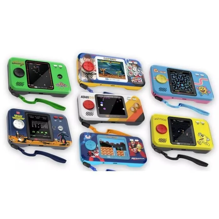 Console de jeu Pocket Player PRO - Space Invaders - Jeu rétrogaming - Ecran 7cm Haute Résolution-2