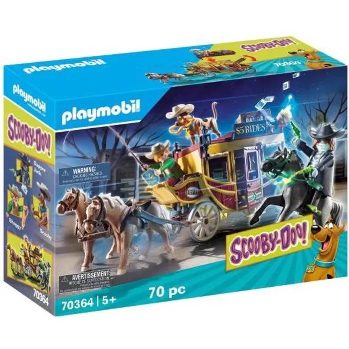PLAYMOBIL 70364 - SCOOBY-DOO! Histoires au Far West-0