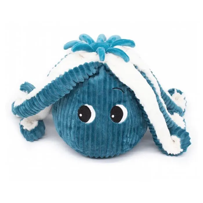 Peluche Les Deglingos - Ptipotos pieuvre maman et bébé bleu - 45cm - Pour enfant dès la naissance-3