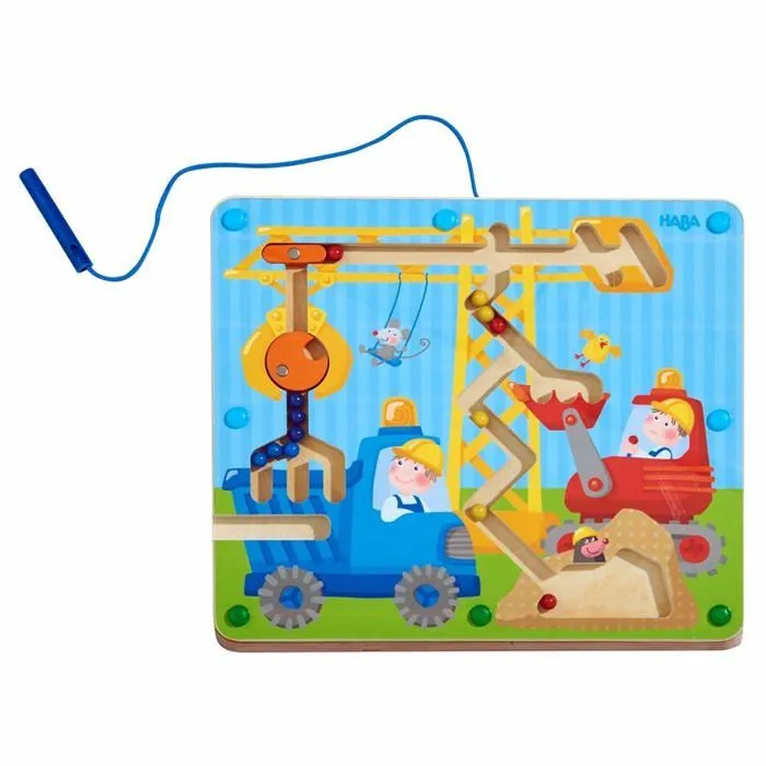 haba - Jeu magnétique Sur le chantier-1