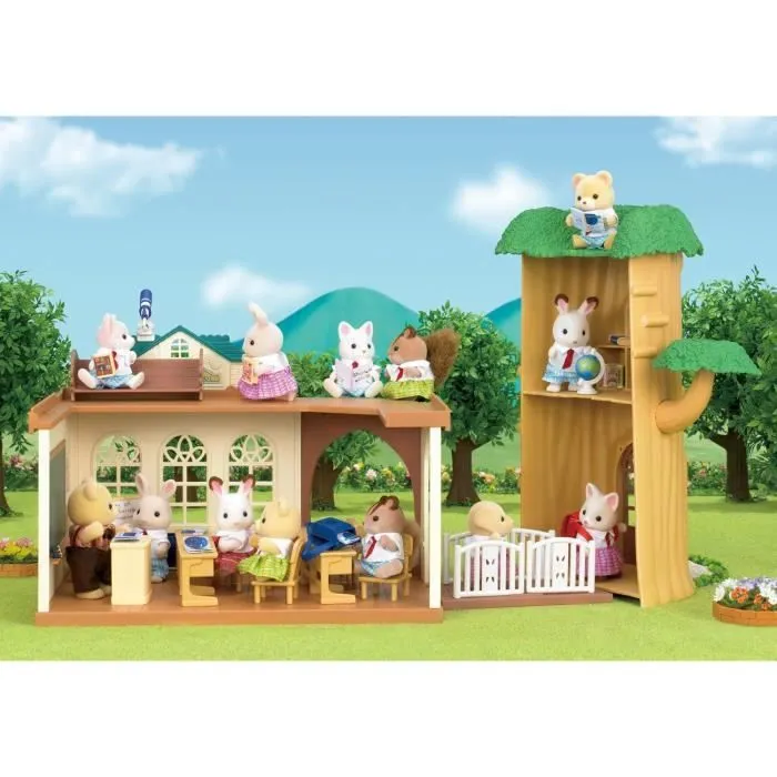 SYLVANIAN FAMILIES - 5105 - L'école de la forêt - La crèche, l'école-1