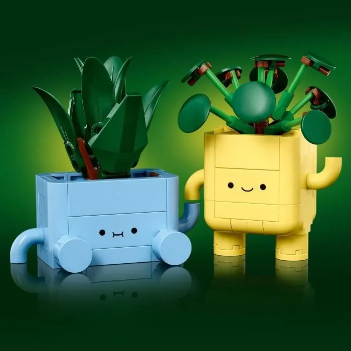 LEGO Botanicals 10349 Petites Plantes Souriantes - Jeu de construction pour fille, 9 ans-3