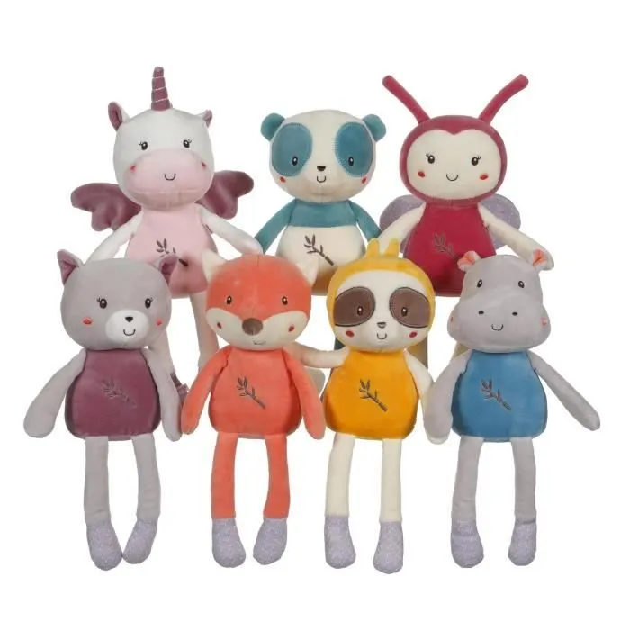 Peluche - Bamboo - Pantin Licorne - 24 cm - Rose - Mixte-1