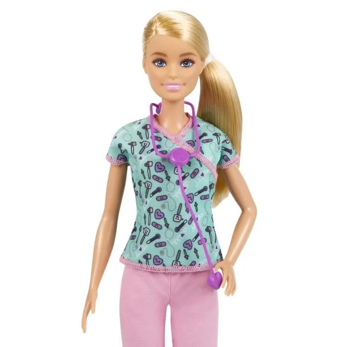 Barbie - Barbie infirmière - Poupée Mannequin - Dès 3 ans GTW39-2