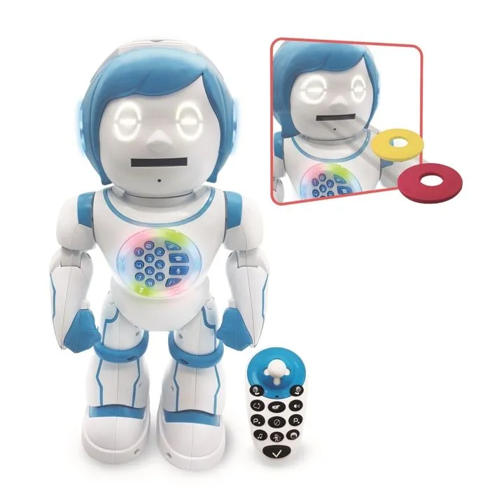Robot éducatif bilingue POWERMAN® KID de LEXIBOOK - Apprendre et jouer en français et en anglais-1