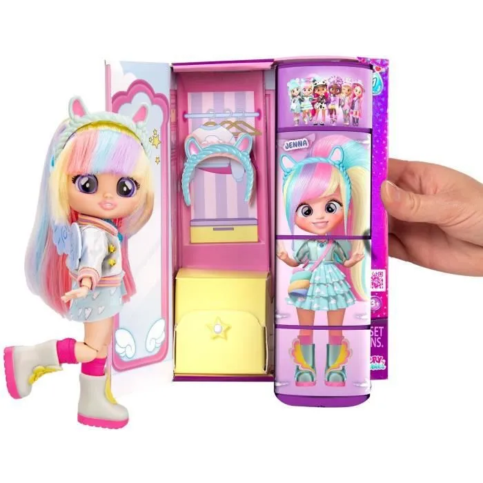 IMC TOYS - Poupée mannequin BFF Jenna - Cry Babies Best Friends Forever - 904361-8