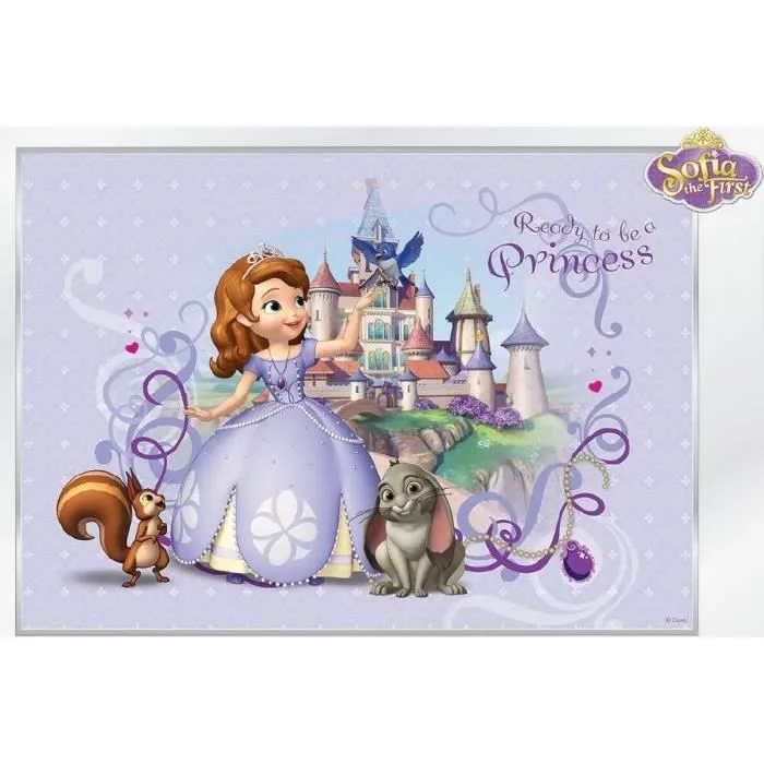 Décoration murale - DISNEY PRINCESS - Princesse Sofia - 368x254 cm - Rose - Carton/Papier-0