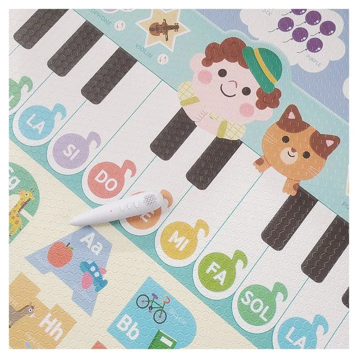 Tapis d'éveil sonore La Ferme-3