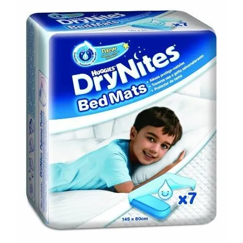 DRYNITES BED MATS PAQUET DE 7 ALÈSES LOT DE 4-0