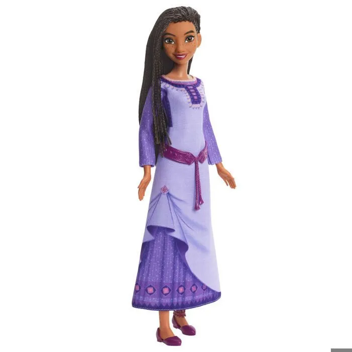 Poupée - Mattel - Disney Wish Singing Asha of Rosas - Chante en espagnol - Mode interchangeable - 21,5 cm-0
