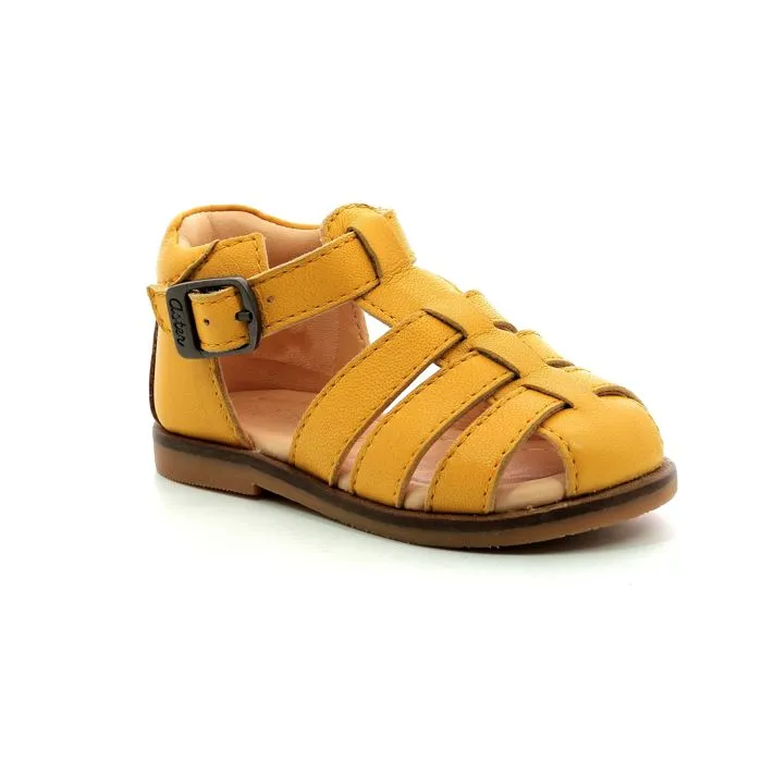 ASTER Sandales Nosmo Jaune-1