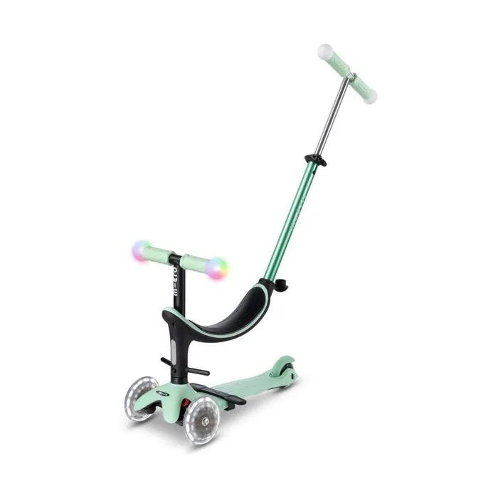 Trottinette évolutive - MICRO - Mini 3en1 Révolution Magic Mint - Blanc/Vert - Pour Enfant à partir de 12 mois-1