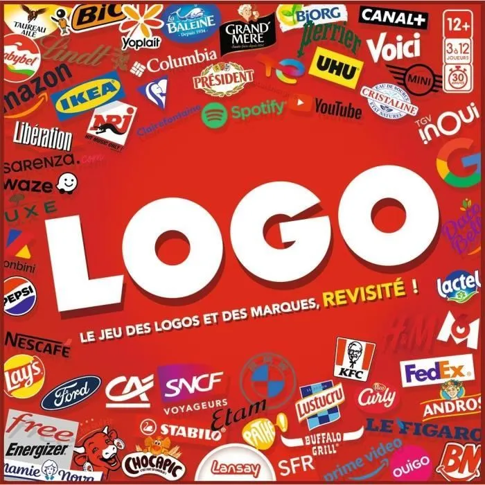 Logo - LANSAY - Jeu de société - 1500 questions - Dès 12 ans-1