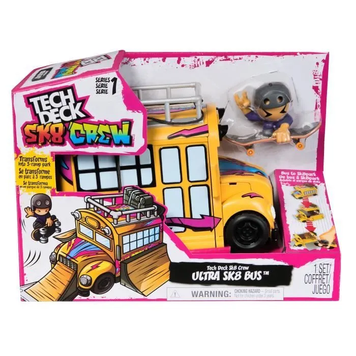 SPIN MASTER PLAYSET CAMION SK8 CREW Teck Deck-5