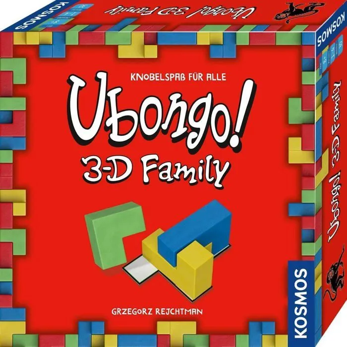 Jeu de societe - jeu de plateau Kosmos - 683160 - Ubongo Family 3-D Jeu, , Multicolore, Small-0