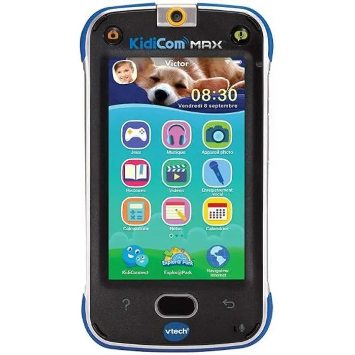 VTECH - Kidicom Max Bleu - Smartphone Enfant-0