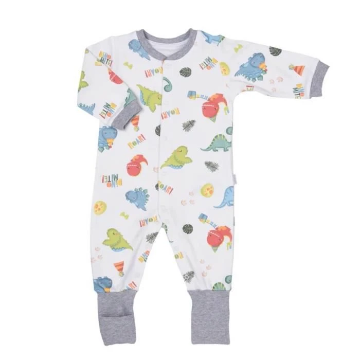 Pyjama bébé en coton bio - DINO - 3-6M - 62 cm-0