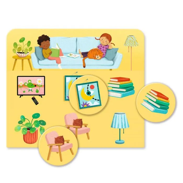 Jeu de société - Djeco - Loto Dans la maison - 2 joueurs ou plus - À partir de 3 ans - Intérieur-2