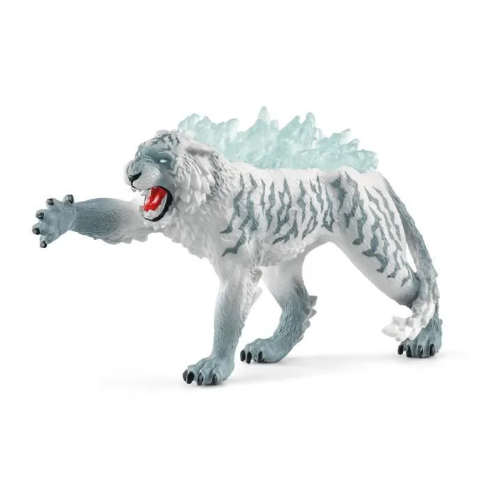 Figurine Tigre de Glace, Jouet fantastique dès 7 ans, Schleich 70147 Eldrador Creatures-0