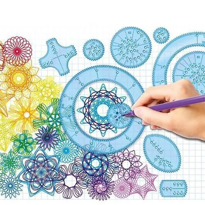 Spirographe - Spirograph Original: Spirographe Enfant 8 Ans | Kit Dessin Enfant | Mandala Enfant | Spirographe Junior | 30 Pièces |-1