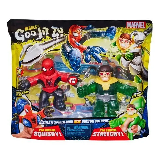 Figurine Heroes of Goo Jit Zu Marvel - Ultimate Spider-Man vs Doctor Octopus-1