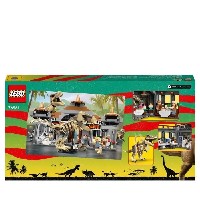 LEGO® Jurassic Park 76961 Le Centre des Visiteurs : l’Attaque du T. Rex et du Vélociraptor, Jouet-5