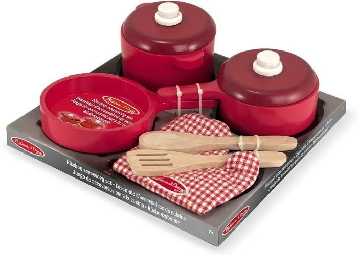 Melissa Doug Wooden Kitchen Accessory Set Impo…-1