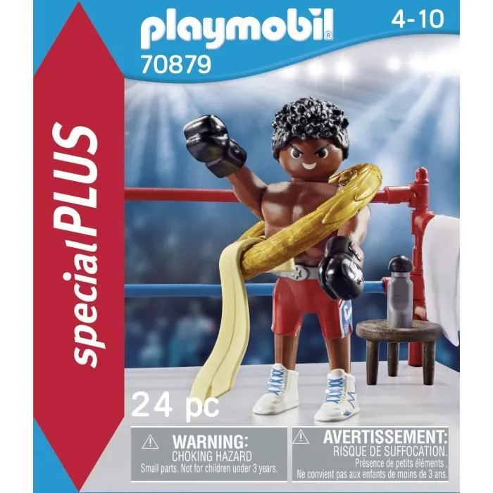 PLAYMOBIL - 70879 - Champion de boxe-2