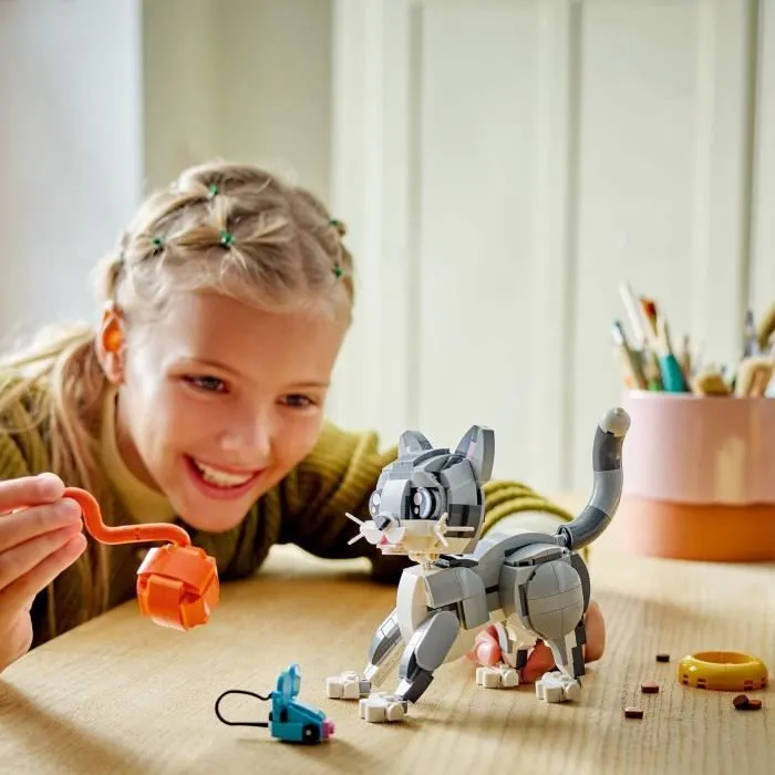LEGO Creator 31163 3-en-1 Le chat joueur - Jeu de construction pour fille dès 8 ans-4