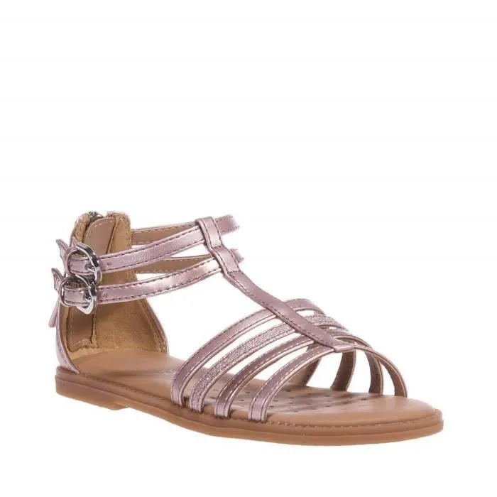 Sandales Fille - GEOX - Karly - Synthétique - Bride - Rose Soft-0