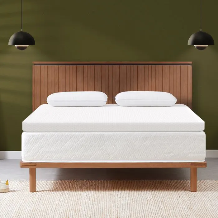 Hypnia - Surmatelas Bambou SOUPLE 8cm déhoussable 90x190cm-1