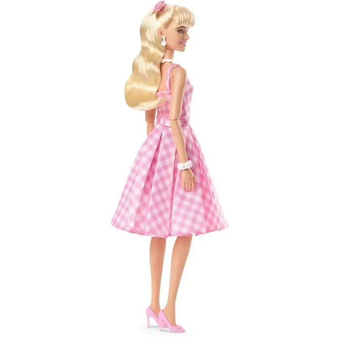 BARBIE THE MOVIE - Barbie Robe Vichy Rose - poupée de collection - 6 ans et +-1