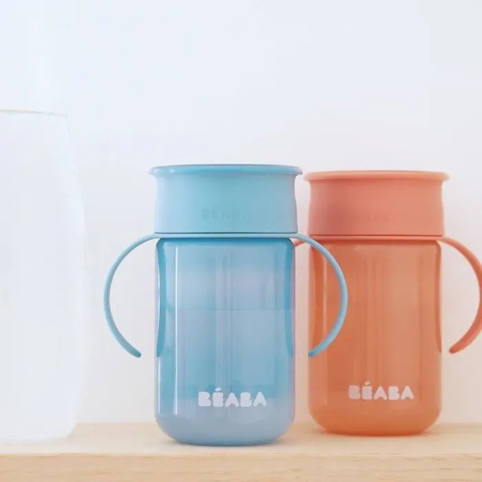 Tasse d'apprentissage 360° - BEABA - Rose - Pour Bébé - 340 ml - Plastique-8