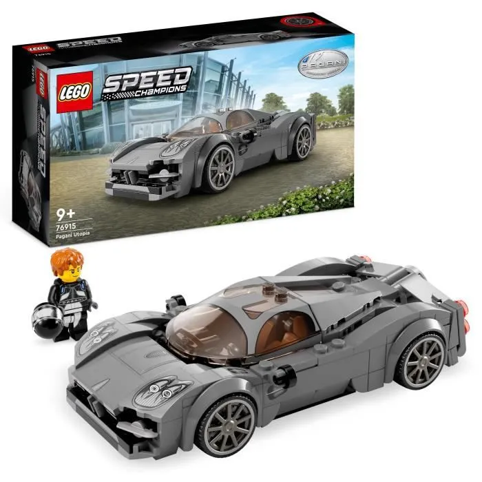LEGO® Speed Champions 76915 Pagani Utopia, Jouet Voiture de Course, Kit de Maquette de Collection