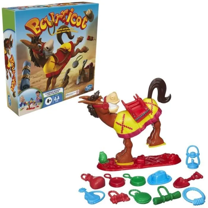 Bourricot, Jeu de société, pour 2 à 4 joueurs, à partir de 4 ans, Hasbro Gaming-0