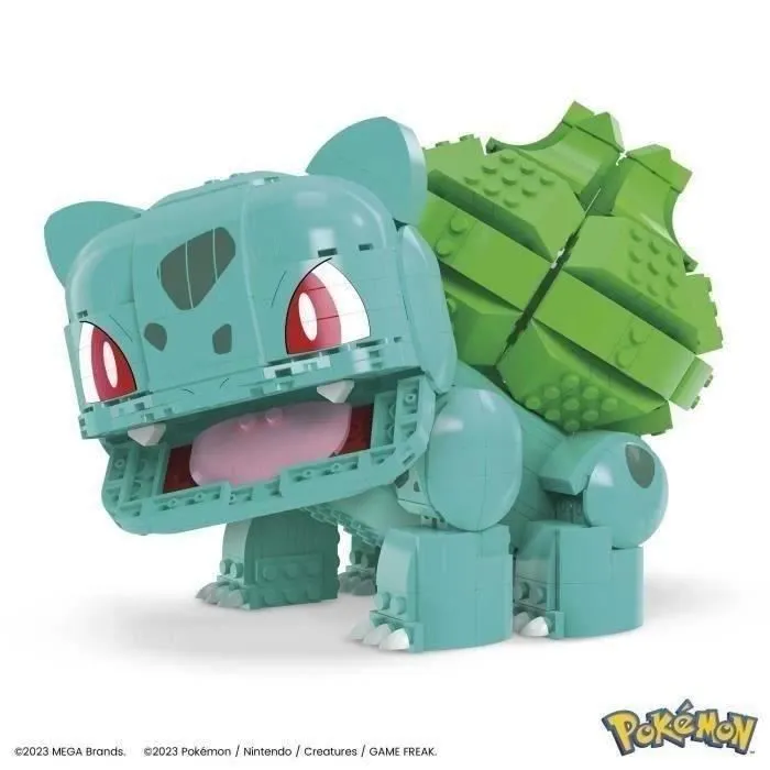 MEGA-Pokémon-Bulbizarre Géant, 1 figurine articulée (355 pcs) HNT96-4