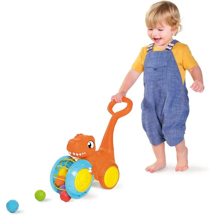 Toomies Tomy T.Rex Pousse & Collecte, Enfants, Jurassic World, Trotteur Éducatif, Jouet Dinosaure Coloré pour Bébés Garçons Et Fille-4