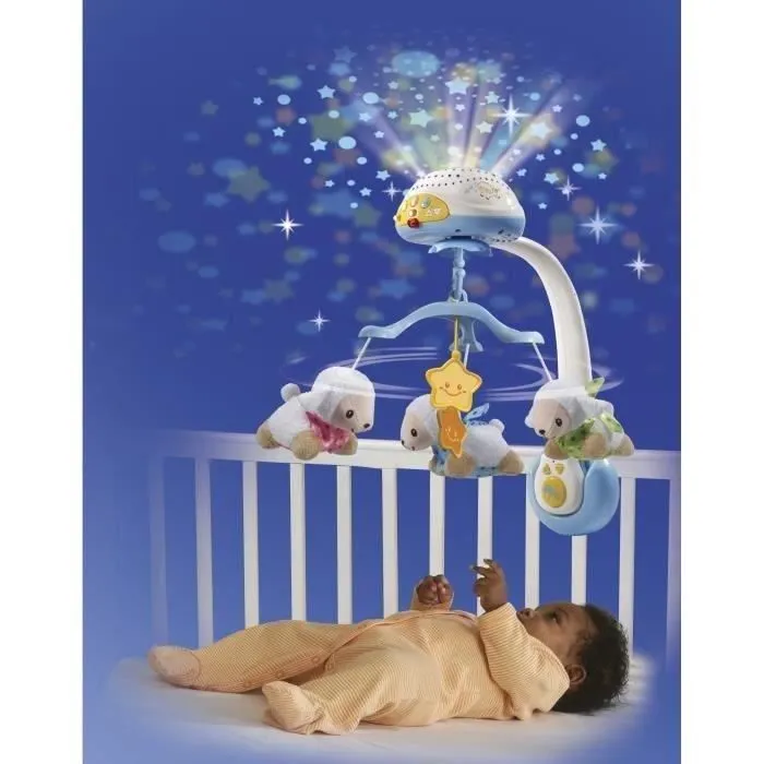 VTECH - Vtech Baby - Mobile Lumi Mobile Compte-Moutons Bleu-4