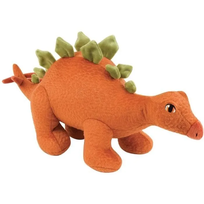 JEMINI Les Jeminosaures Lot de 3 peluches dinosaure diplodocus, velociraptor et stegosaure +/- 18 cm 100% recyclé-2