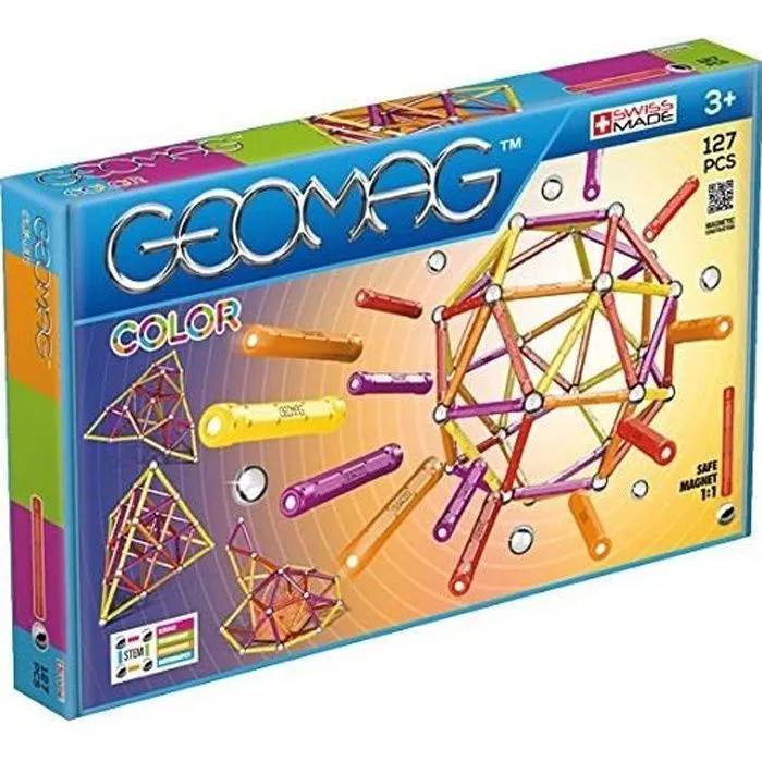 GEOMAG COLOR Jeu de Construction Magnétique 127pcs-0