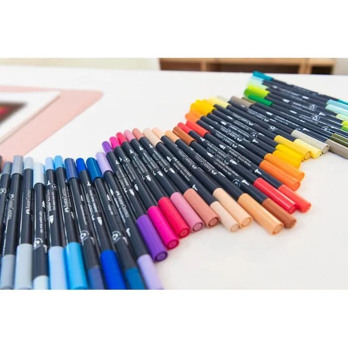 Marqueurs - Faber-Castell - Goldfaber Sketch - 6 pièces - Double pointe - Eco Friendly-3