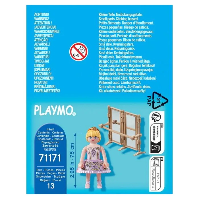 Figurine - PLAYMOBIL - 71171 - Danseuse classique - 13 pièces - À partir de 4 ans-1