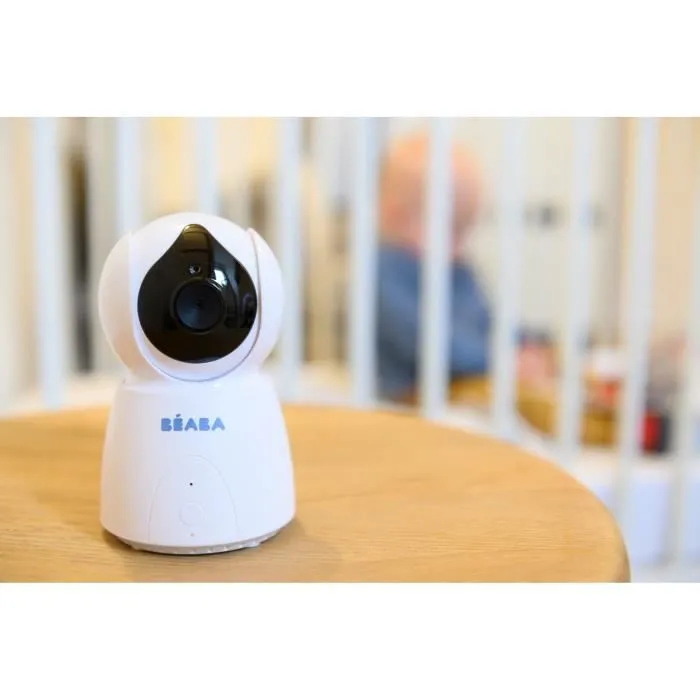 BÉABA, Ecoute bébé / Babyphone vidéo Zen +, écran couleur, vision nocturne, berceuse-5