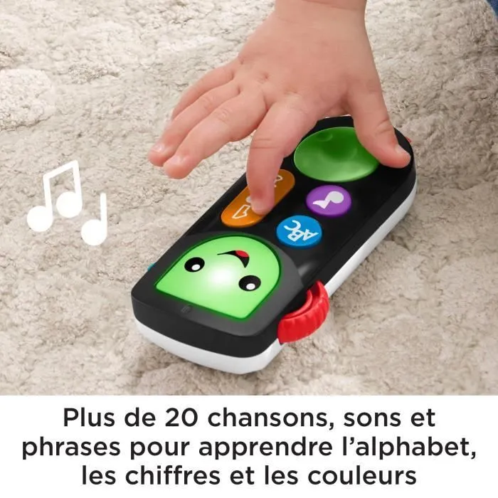 Fisher-Price - Ma première télécommande Rires et éveil - Eveil bébé - Dès 6 mois HGY48-1