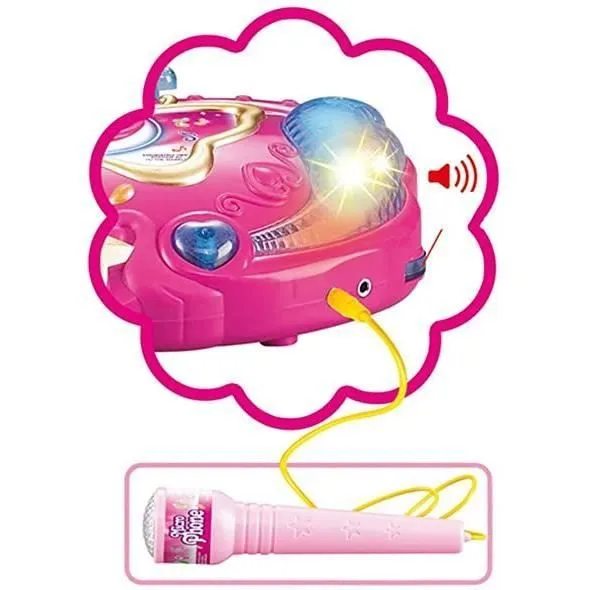 Coloré drôle karaoké enfant Microphone jouet chantant pour fille / garçon MICRO - KARAOKE - 1 pièce-PIMPIMSKY-1