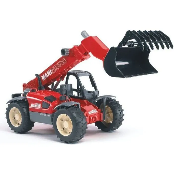 Jouet - BRUDER - Manitou Téléscopique MLT 633 - Bras extensible et inclinable - Garçon - 3 ans et plus-0